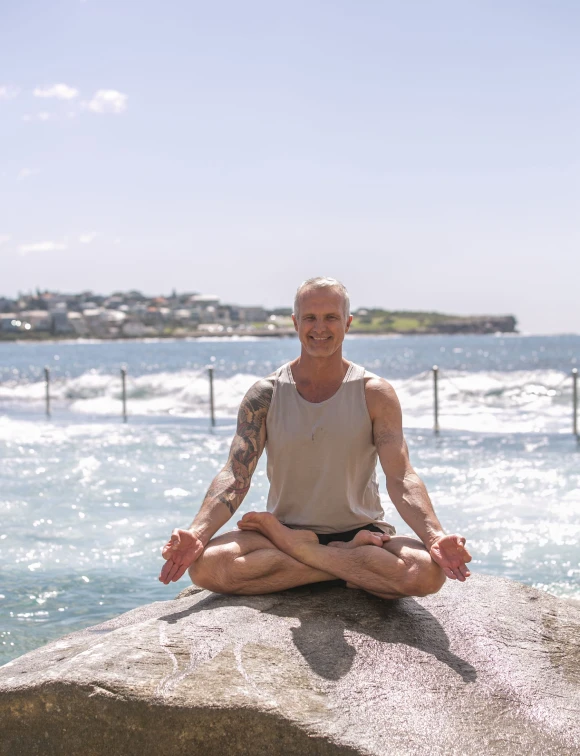 Mark Moon Breathwork on Bondi Beach